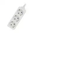 Ewent EW3958 base múltiple 1,5 m 3 salidas AC Interior Blanco