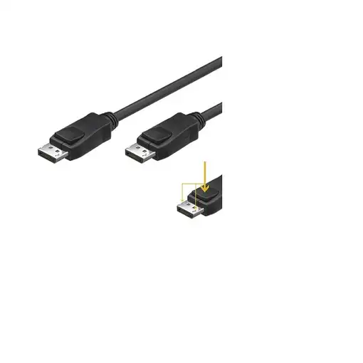 Ewent EC1401 cable DisplayPort 2 m Negro