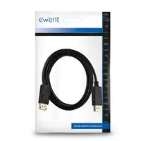 Ewent EC1406 cable DisplayPort 2 m Negro