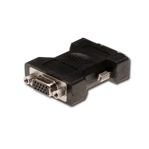 Ewent EC1250 cambiador de género para cable DVI-I 24+5 VGA Negro