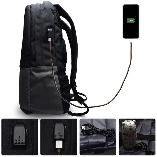 Ewent EW2529 maletines para portátil 43,9 cm (17.3'') Mochila Negro
