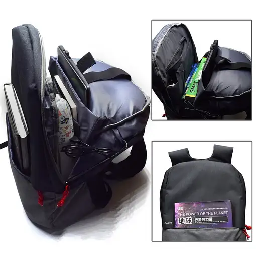 Ewent EW2529 maletines para portátil 43,9 cm (17.3'') Mochila Negro