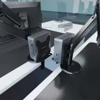 AISENS Soporte Versátil de Instalación para Mini PC, Negro