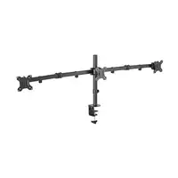 AISENS Soporte De Mesa Eco Giratorio E Inclinable Para 3 Monitores 7kg (3 Pivotes,