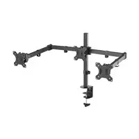 AISENS Soporte De Mesa Eco Giratorio E Inclinable Para 3 Monitores 7kg (3 Pivotes,