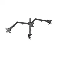 AISENS Soporte De Mesa Eco Giratorio E Inclinable Para 3 Monitores 7kg (3 Pivotes,