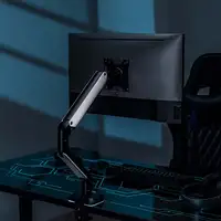 AISENS Soporte De Mesa RGB Gaming Contrapeso Giratorio E Inclinable Para Monitor/T