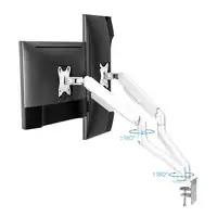 TooQ DB4132TNR-W soporte para monitor 81,3 cm (32'') Escritorio Blanco