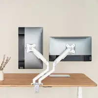 TooQ DB4132TNR-W soporte para monitor 81,3 cm (32'') Escritorio Blanco