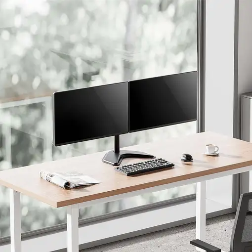AISENS Soporte de mesa con peana eco giratorio e inclinable para monitor/TV 10kg (