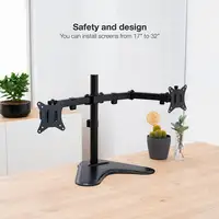 TooQ DB1702TN-B soporte para monitor 81,3 cm (32'') Escritorio Negro