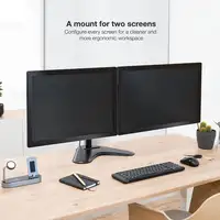 TooQ DB1702TN-B soporte para monitor 81,3 cm (32'') Escritorio Negro