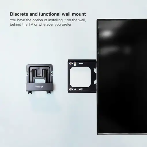 TooQ TQMPM4776 soporte de CPU Soporte de CPU para instalación en pared Negro