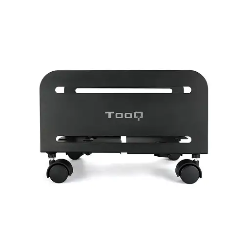 TooQ Soporte metálico para CPU de suelo con ruedas