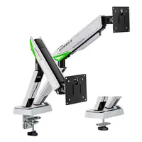 AISENS DT38TSR-345 soporte para monitor 96,5 cm (38'') Escritorio Negro, Blanco