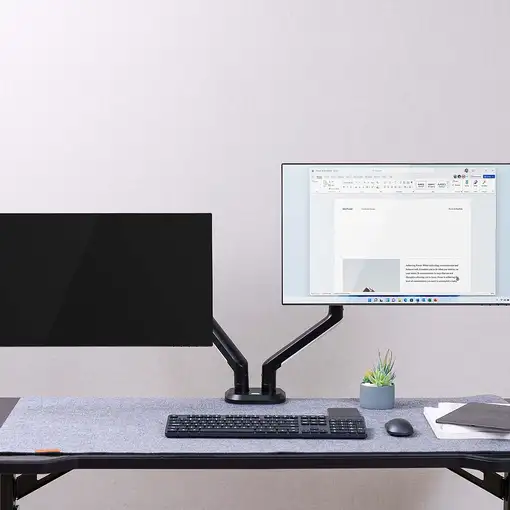 AISENS Soporte De Mesa RGB Gaming Contrapeso Giratorio E Inclinable Para Monitor/T