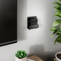 AISENS Soporte Universal De Pared Para Mini Pc, Router, Negro
