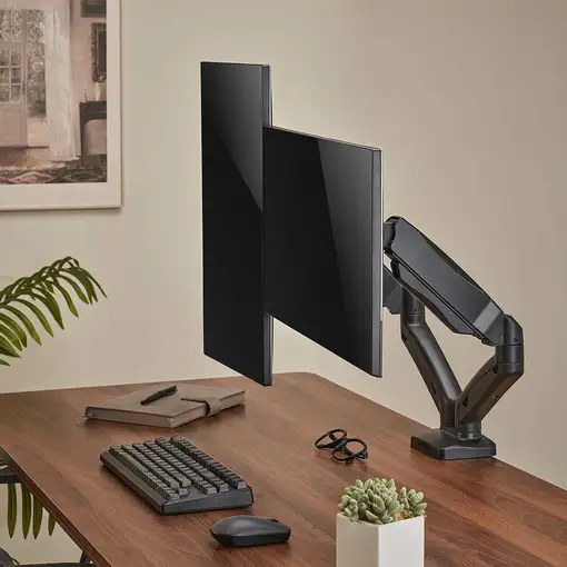 AISENS Soporte De Mesa Pro Contrapeso Giratorio E Inclinable Para Monitor/TV 9kg (