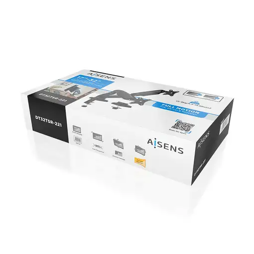 AISENS Soporte De Mesa Pro Contrapeso Giratorio E Inclinable Para Monitor/TV 9kg (