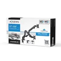 AISENS Soporte de Mesa ECO Contrapeso Giratorio e Inclinable para Monitor/TV 8Kg (