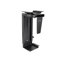 TooQ Soporte Metálico para CPU para Escritorio/Pared, Negro