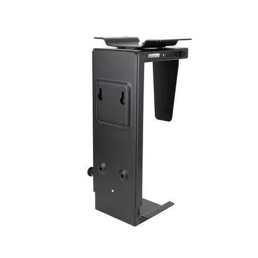 TooQ Soporte Metálico para CPU para Escritorio/Pared, Negro