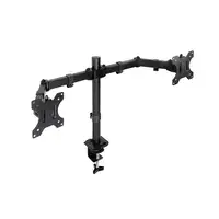 TooQ Soporte de Mesa para 2 Pantallas 17''-27'', Negro