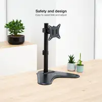 TooQ DB1701TN-B soporte para monitor 81,3 cm (32'') Escritorio Negro