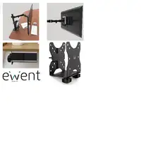 Ewent EW1517 soporte y montura para estación de trabajo/PC todo en uno 5 kg Negro