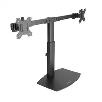 TooQ Soporte de mesa para 2 pantallas (monitor / plasma / LCD / LED) 17''-27''