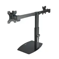 TooQ Soporte de mesa para 2 pantallas (monitor / plasma / LCD / LED) 17''-27''