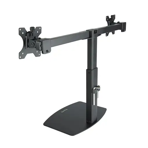 TooQ Soporte de mesa para 2 pantallas (monitor / plasma / LCD / LED) 17''-27''