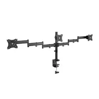 TooQ Soporte de mesa para 3 pantallas (monitor / plasma / LCD / LED) 13''-27''