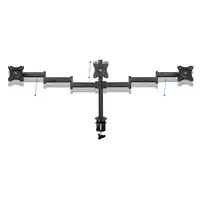 TooQ Soporte de mesa para 3 pantallas (monitor / plasma / LCD / LED) 13''-27''