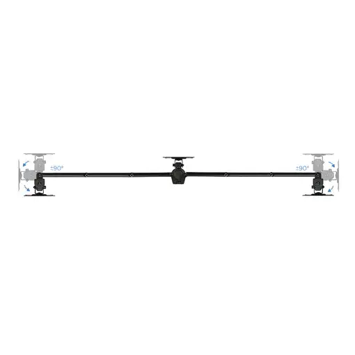 TooQ Soporte de mesa para 3 pantallas (monitor / plasma / LCD / LED) 13''-27''