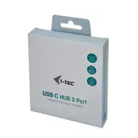 i-tec Metal USB-C HUB 3 Port + Gigabit Ethernet Adapter
