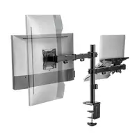 AISENS Soporte de Mesa Giratorio e Inclinable para Portatil y Monitor/TV 9Kg de 17