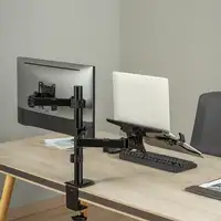AISENS Soporte de Mesa Giratorio e Inclinable para Portatil y Monitor/TV 9Kg de 17