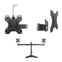 Ewent EW1536 soporte para monitor 81,3 cm (32'') Escritorio Negro