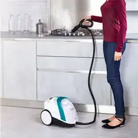 Polti Vaporetto Smart 100_T Limpiador a vapor de cilindro 1500 W Azul, Blanco