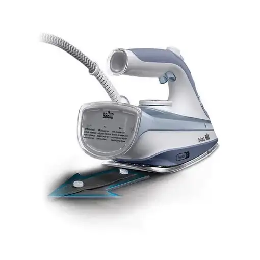 Braun TexStyle 5 SI5078GY Plancha a vapor EloxalPlus soleplate 2800 W Gris, Blanco