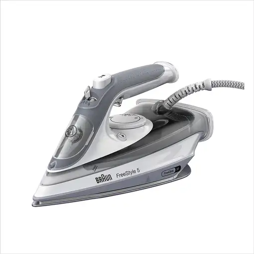 Braun TexStyle 5 SI5078GY Plancha a vapor EloxalPlus soleplate 2800 W Gris, Blanco