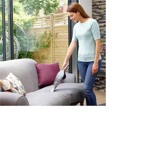 Black & Decker NVC215W aspiradora de mano Azul, Gris Sin bolsa