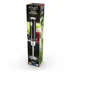 Adler AD 4617 licuadora Batidora de inmersión 350 W Negro, Acero inoxidable