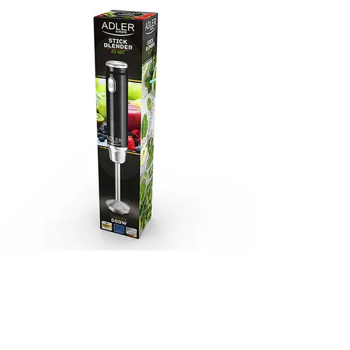 Adler AD 4617 licuadora Batidora de inmersión 350 W Negro, Acero inoxidable