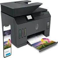 HP Smart Tank Plus 570 Inalámbrico All-in-One Color Impresora, Fotocopiadora, escá