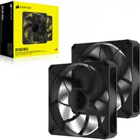 Corsair RS140 MAX Carcasa del ordenador Ventilador 14 cm Negro 2 pieza(s)