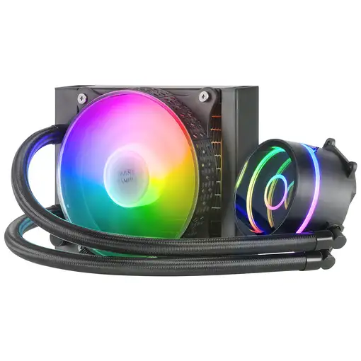 Mars Gaming ML-ONE120, Refrigeración Líquida CPU, TDP 200 W, Espejo Infinito, Vent