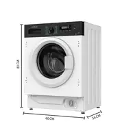 Cecotec 02723 lavadora Carga frontal 8 kg 1350 RPM Blanco