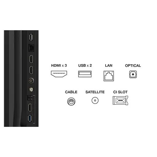 TCL P6K 75P6K Televisor 190,5 cm (75'') 4K Ultra HD Smart TV Wifi Negro